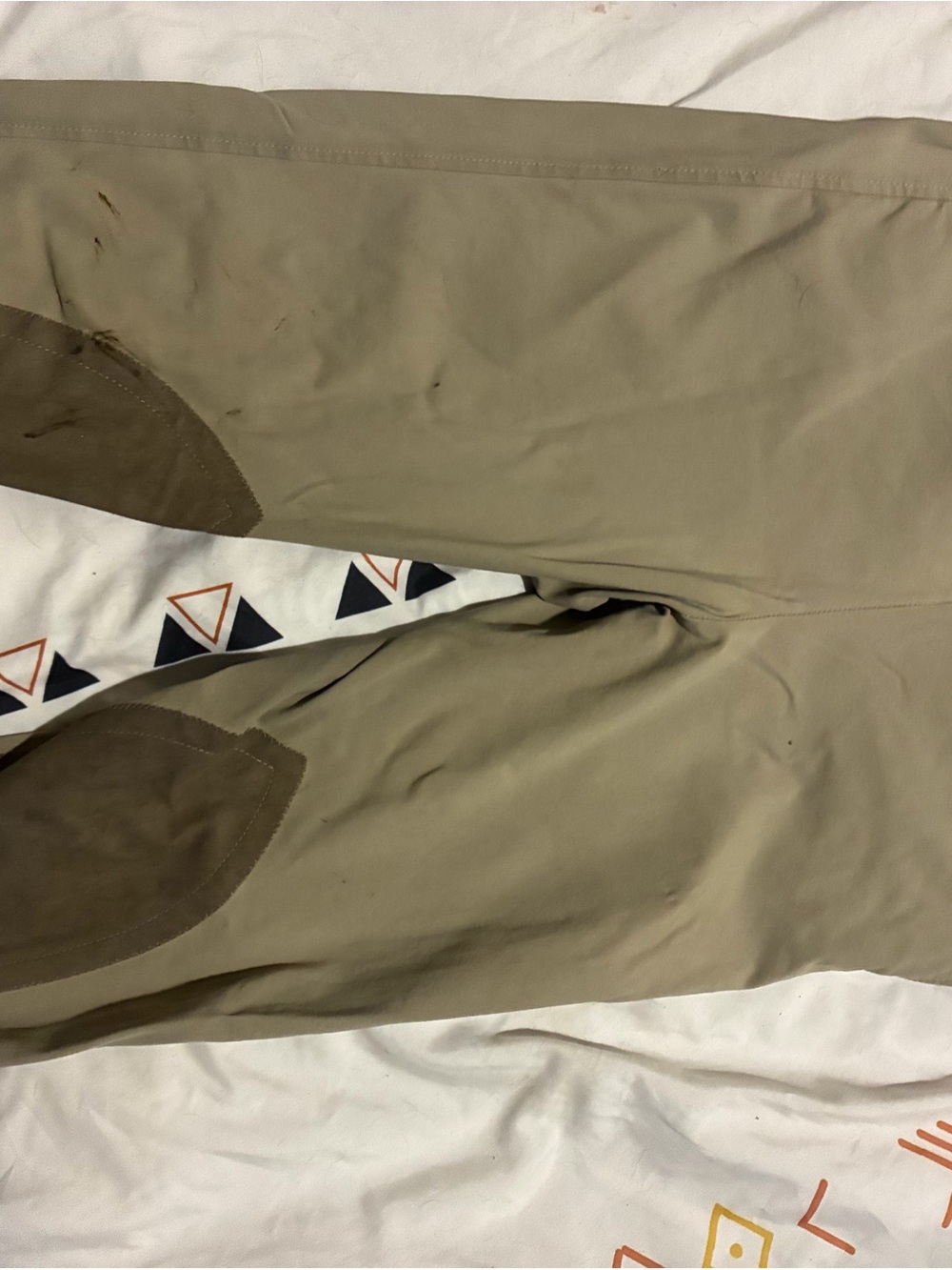 Tailored sportsman 26r side zip hunter  Riding Breeches with Knee Patches
